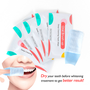 Oral Cleaning Finger Teeth Wipe For Teeth Whitening 