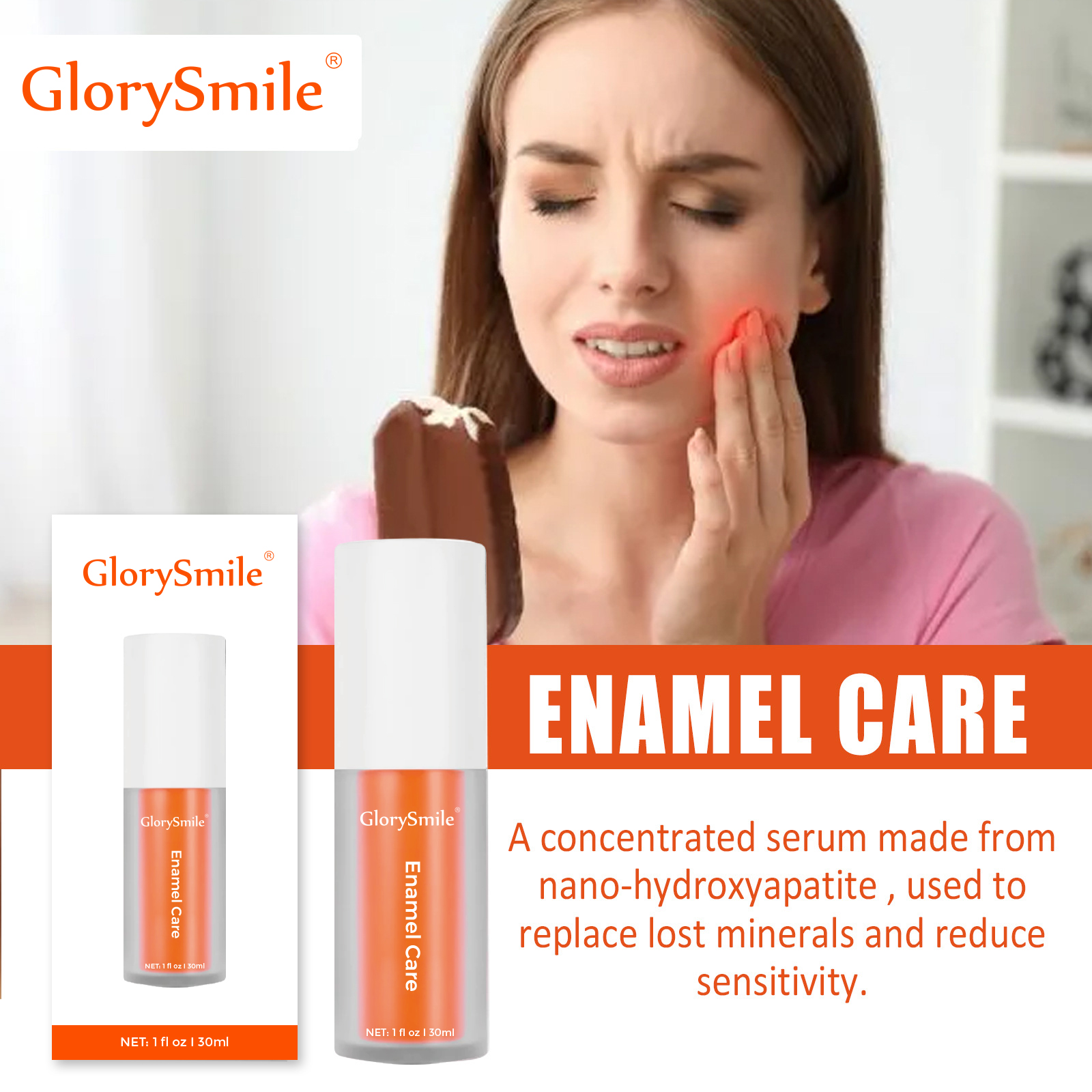 Glorysmile 30ml NHpro Enamel Care Toothpaste For Sensitive Teeth